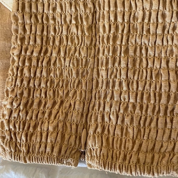 7 for All Mankind linen blend casual crop top - Picture 4 of 7